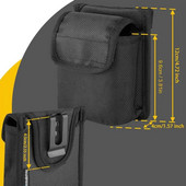 Multifunkčná taška na náradie pre elektrikárov, nylonová tkanina, vrecko na pás, držiak na opasok pre technikov a inštalatérov