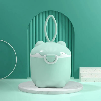 Pārnēsājama bērnu piena pulvera uzglabāšanas kaste, krējuma pārtikas trauks, bērnu piena pulvera uzkodas