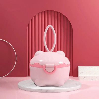 Pārnēsājama bērnu piena pulvera uzglabāšanas kaste, krējuma pārtikas trauks, bērnu piena pulvera uzkodas