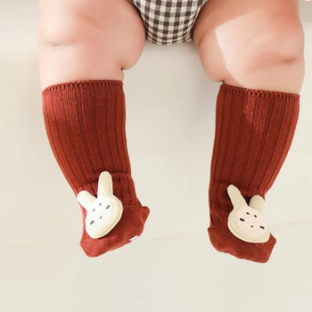Бебешки чорапи Прекрасна кукла Карикатура Детски чорап Противохлъзгащо момиче Момче Прохождащи деца Подови чорапи Пролет Есен Сладки аксесоари за чорапи за новородени
