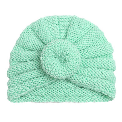 Jaundzimušā virtuļa trikotāžas cepure rudens ziemas siltas turbāna cepures meitenēm zēniem elastīgas bērnu pārsegs mīkstas zīdaiņu cepures mazuļiem aksesuāri