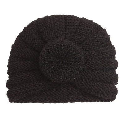 Jaundzimušā virtuļa trikotāžas cepure rudens ziemas siltas turbāna cepures meitenēm zēniem elastīgas bērnu pārsegs mīkstas zīdaiņu cepures mazuļiem aksesuāri