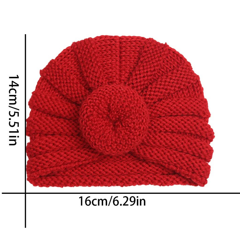 Jaundzimušā virtuļa trikotāžas cepure rudens ziemas siltas turbāna cepures meitenēm zēniem elastīgas bērnu pārsegs mīkstas zīdaiņu cepures mazuļiem aksesuāri