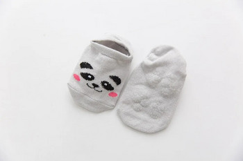 1 ζευγάρι Νεογέννητο μωρό Βαμβακερό Χειμώνα Κορίτσια Αγόρια Παιδικές κάλτσες κινουμένων σχεδίων με θηλιά Μαλακές ζεστές αντιολισθητικές κάλτσες δαπέδου για το σπίτι