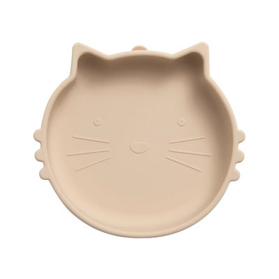 Βρεφική πλάκα σιλικόνης για μωρά Χαριτωμένα πιάτα για γάτες Παιδικά φαγητά Επιτραπέζια σκεύη αντιολισθητική βρεφική τροφή χωρίς BPA Μπολ για παιδιά