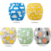 Veekindel puuvillane beebi mähe 6 kihiline marli püksid vastsündinu korduvkasutatavad riidest mähkmed aluspesu imikute treeningpüksid pestavad mähe