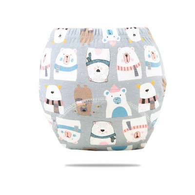 Veekindel puuvillane beebi mähe 6 kihiline marli püksid vastsündinu korduvkasutatavad riidest mähkmed aluspesu imikute treeningpüksid pestavad mähe