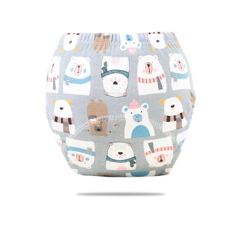 Veekindel puuvillane beebi mähe 6 kihiline marli püksid vastsündinu korduvkasutatavad riidest mähkmed aluspesu imikute treeningpüksid pestavad mähe