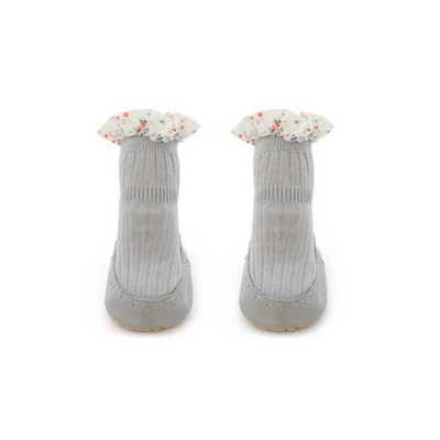 Pavasara Rudens Bērnu Zeķes Mazuļu Grīdas Zeķes Neslīdošs Liels Bow mezgls Iekštelpu Zēni Meitenes Zīdaiņu Apavi Zeķes Pirmā Staiguļa Čības