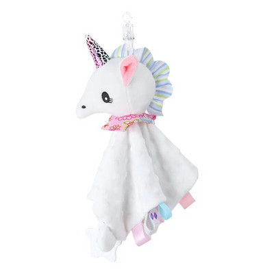 Plyšová hračka pre dojčatá, upokojujúca podbradník, plyšová hračka, zvuková guľa, zajačik, jednorožec, upokojujúci uterák, darček pre dojčatá, hračky pre deti