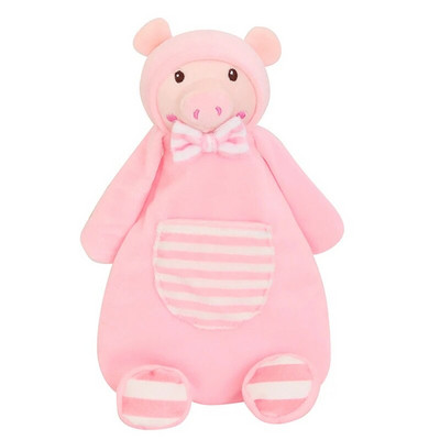 Βρεφικά βελούδινα γεμιστά παιχνίδια κινουμένων σχεδίων Bear Bunny Soothe Appease Towel Appease Doll για νεογέννητο Μαλακό ανακουφιστικό πετσέτα δώρο παιχνίδι ύπνου