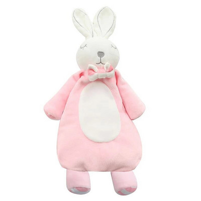 Βρεφικά βελούδινα γεμιστά παιχνίδια κινουμένων σχεδίων Bear Bunny Soothe Appease Towel Appease Doll για νεογέννητο Μαλακό ανακουφιστικό πετσέτα δώρο παιχνίδι ύπνου