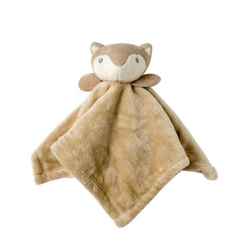Бебешка плюшена играчка Soothe Appease Towel Сладко мече Плюшена дрънкалка Меко одеяло Кукла Плюшена новородена Удобна играчка Придружител за сън