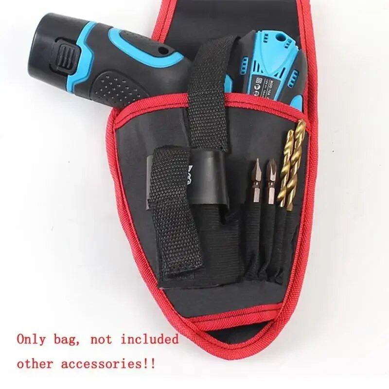 Tools Carry Pouch Φορητή θήκη για τρυπάνι μπαταρίας Αδιάβροχο τρυπάνι Ασύρματο κατσαβίδι Τσάντα εργαλείων μέσης για αποθήκευση εργαλείων