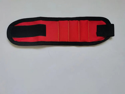 Μαγνητικό λουράκι στήριξης καρπού με ισχυρούς μαγνήτες για τη συγκράτηση των βιδών Βραχιόλι νυχιών στήριξης ζώνης τσοκ Sports μαγνητική τσάντα εργαλείων