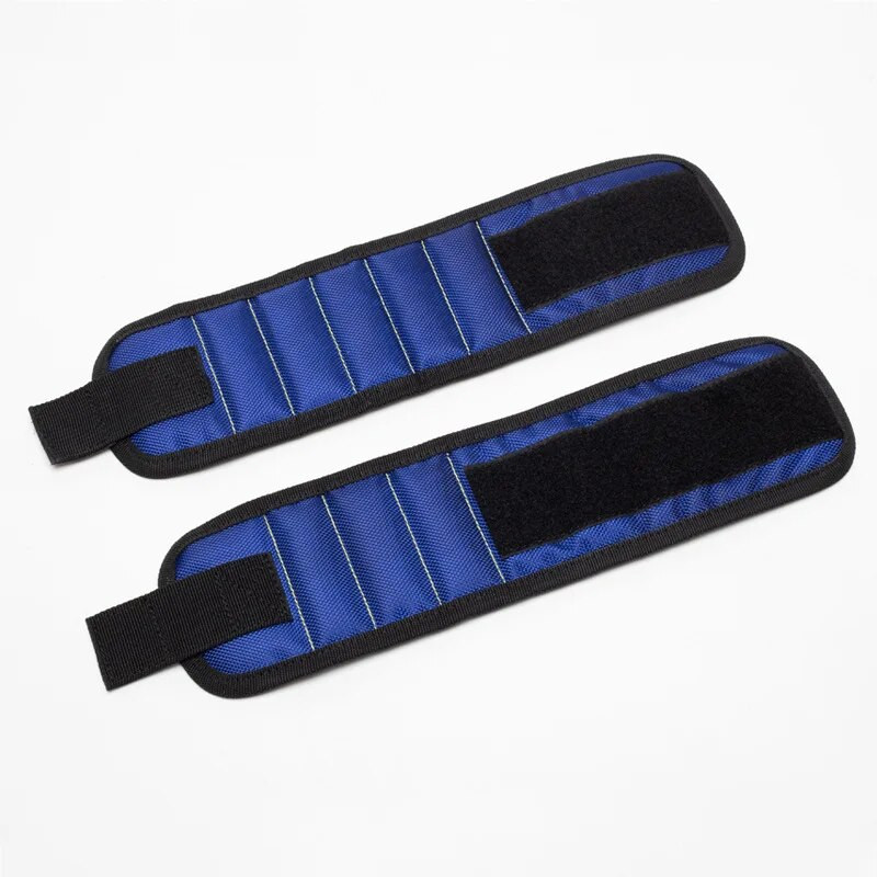 Μαγνητικό λουράκι στήριξης καρπού με ισχυρούς μαγνήτες για τη συγκράτηση των βιδών Βραχιόλι νυχιών στήριξης ζώνης τσοκ Sports μαγνητική τσάντα εργαλείων