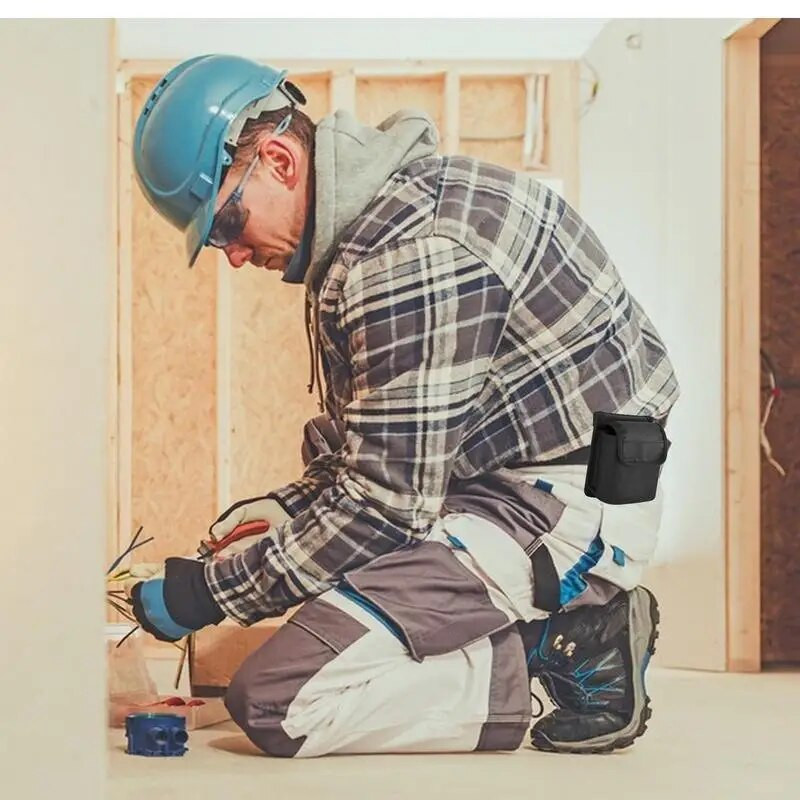 Multifunktsionaalne elektriku mõõdulindi tööriistakott Nailonkangast vöötasku vööhoidja tehnikule torumehele koos klambriga