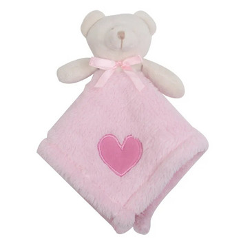 пухкаво меко Бебешко плюшено животно успокояващо одеяло Срамежливо Бебешко животно Сигурно одеяло мечка успокояваща кърпа новородено успокояващо одеяло