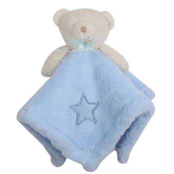 γούνινο μαλακό μωρό λούτρινο ζωάκι καταπραϋντική κουβέρτα Ντροπαλό μωρό ζώο Ασφάλεια κουβέρτα αρκούδα γαλήνης πετσέτα για νεογέννητο κατευνασμό