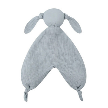 Бебешко защитно одеяло Успокояваща успокояваща кърпа Меко животно Заек Плюшен лигавник за никнене на зъби Бебета Удобен сън Кърмене Dropship