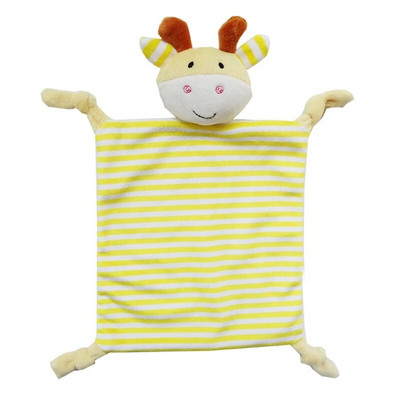 Βρεφική κουβέρτα ασφαλείας Καταπραϋντική πετσέτα ηρεμίας Μαλακή πετσέτα ζώων κουνέλι βελούδινη σαλιάρα οδοντοφυΐας για βρέφη Comfort ύπνου νοσηλευτική