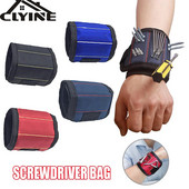 Pārnēsājama magnētiska skrūvējama rokassprādze Soma Rokas aproce Kokapstrāde Elektriķis Rokas jostas Skrūves Nagi Urbju Uzgaļu Turētājs Remonta instrumenti