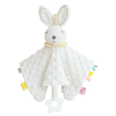 Vastsündinud beebi plüüskaru mänguasjad Multifilmi Loomade Rahustav Rätik Kõrisevate Pehmete Turvatekidega Trööstitud Nuku Magamismänguasi