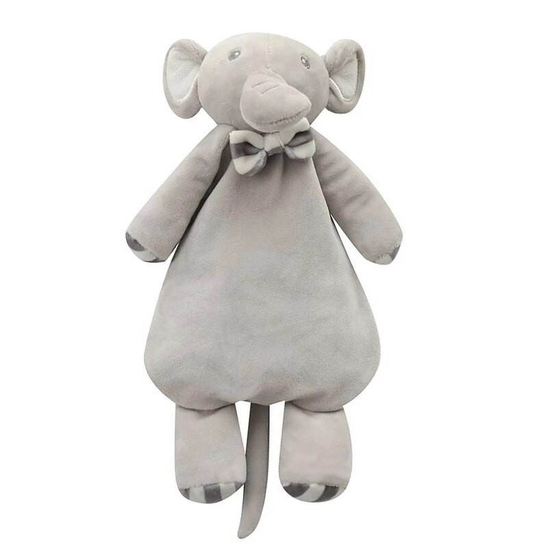 Vastsündinud beebi plüüskaru mänguasjad Multifilmi Loomade Rahustav Rätik Kõrisevate Pehmete Turvatekidega Trööstitud Nuku Magamismänguasi