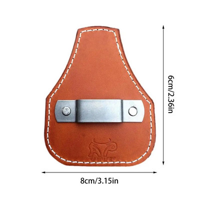 1 tk mõõdulindi tööriistakoti hoidik, nahast vöötasku kotirihmahoidja standardsete mõõdulindide jaoks torumehe puusepa jaoks