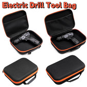 Elektriline puuritööriistakott Kaasaskantav Oxfordi riidest veekindel tööriistakotid Suure mahutavusega elektriku riistvara korraldaja hoiukott