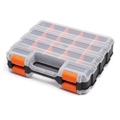 1 τεμάχιο Διπλής Όψης Tool Organizer Hardware Tool Accessory Box Parts Box Toolbox