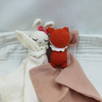 Πιπίλα για μωρά Μαλακή πετσέτα λαγουδάκι αρκουδάκι Ελέφαντας κούκλα ύπνου Δοντάκι για βρέφη Άνεση ύπνου νοσηλεία αγκαλιά Ντουντού Β