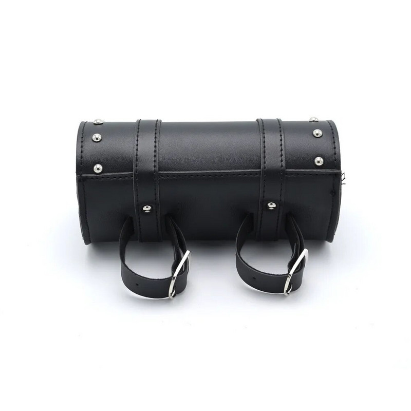 Τσάντες εργαλείων μοτοσικλέτας Fork Storage Δερμάτινη θήκη ταξιδιού μπροστινή τσάντα αποσκευών για Harley Sportster Touring Softail Dyna Road King