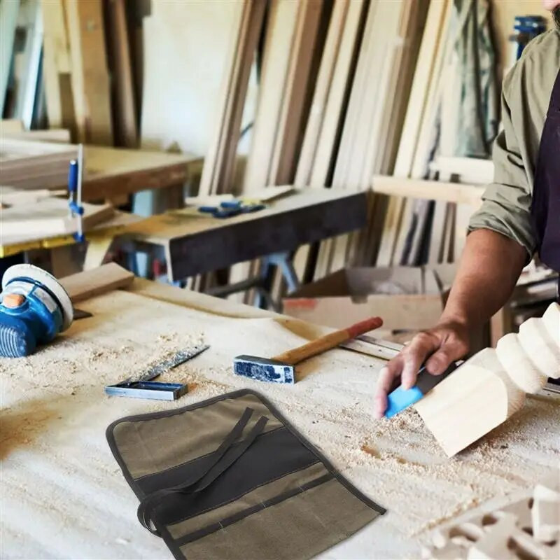 Τσάντα αποθήκευσης εργαλείων Κλειδί Organizer Ξυλουργός θήκη κλειδί Τσάντες Εργαλεία Καμβάς Εργαλειοθήκη Βοηθητική τσάντα Εργαλεία Τσάντα τσάντα ρολό 공구가방