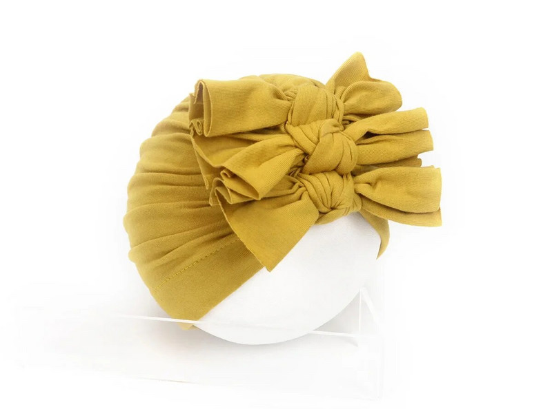 Armsad 1 tk voldid, sõlmitud vibu India beebi kootud müts vastsündinud imik lapsed poiss, tüdruk, turban, lill, nokamütsid, peakatted, fotorekvisiidid