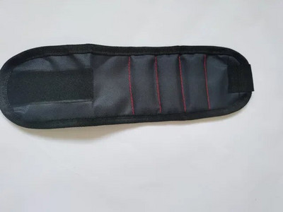 Bandă magnetică de susținere a încheieturii mâinii cu magneți puternici pentru ținerea șuruburilor Brățară pentru unghii Suport pentru centură Mandrina sport magnetică pentru instrumente