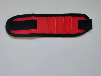 Bandă magnetică de susținere a încheieturii mâinii cu magneți puternici pentru ținerea șuruburilor Brățară pentru unghii Suport pentru centură Mandrina sport magnetică pentru instrumente