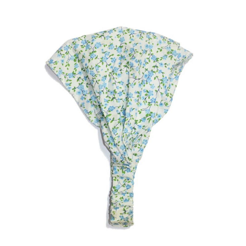 Κορίτσια στριφτό χαριτωμένο μωρό τουρμπάνι Παιδικό φλοράλ πουά στάμπα Μαντίλι κεφαλιού Βαμβακερό ελαστικό κεφαλόδεσμο Καπέλα μπαντάνα Αξεσουάρ μαλλιών