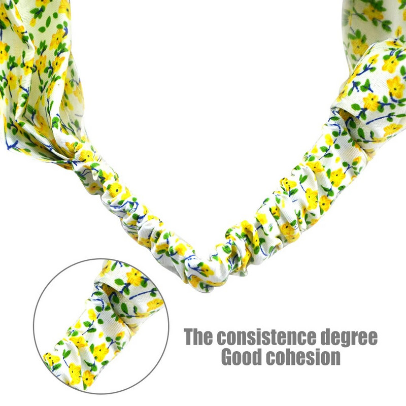 Κορίτσια στριφτό χαριτωμένο μωρό τουρμπάνι Παιδικό φλοράλ πουά στάμπα Μαντίλι κεφαλιού Βαμβακερό ελαστικό κεφαλόδεσμο Καπέλα μπαντάνα Αξεσουάρ μαλλιών