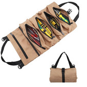 Πολυλειτουργική θήκη τσάντας εργαλείων Αδιάβροχη θήκη από καμβά Oxford πτυσσόμενο κλειδί σε ρολό Εργαλείο κρεμαστή θήκη για μικρές μεταλλικές τσάντες εργαλείων