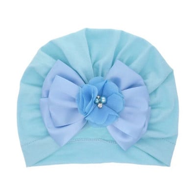 Drăguț, strălucitor, cu strasuri, pălărie indiană pentru sugari, din bumbac moale, prietenos cu pielea, șepci pentru fetiță, turban, modă, funde lucrate manual, accesorii pentru cap