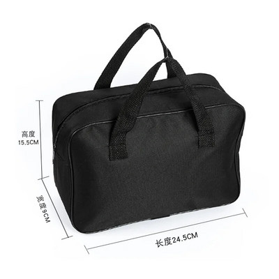 Tööriistakott Elektritööriistade käekott Auto õhupump reisimiseks Oxfordi riidest kohver 1 tk elektriku riistvara kaasaskantav paksendav remondikott