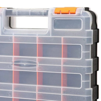 1 ΤΕΜ. Διπλής όψης Tool Organizer Hardware Tool Accessory Box Parts Box Toolbox