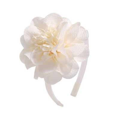 Καραμέλα μονόχρωμα λουλούδια κορδέλες μαλλιών για κορίτσια Νέα χειροποίητα καλύμματα κεφαλής με κρίκο για τα μαλλιά Παιδικά αξεσουάρ μαλλιών Κορδέλες μαλλιών