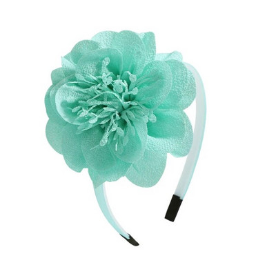 Καραμέλα μονόχρωμα λουλούδια κορδέλες μαλλιών για κορίτσια Νέα χειροποίητα καλύμματα κεφαλής με κρίκο για τα μαλλιά Παιδικά αξεσουάρ μαλλιών Κορδέλες μαλλιών