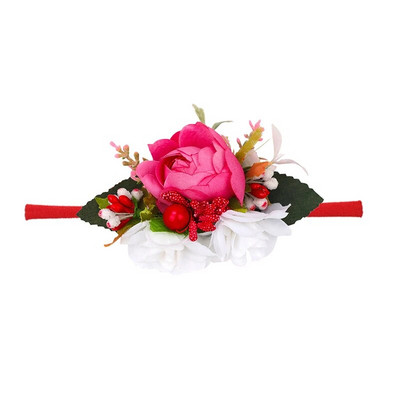 Κοριτσάκι Κοριτσάκι Νεογέννητο Ελαστικό Λουλούδι Μικρό Μαλλιά Παιδικά Καπέλα Νάιλον Κορίτσια Μαλακές Κορίτσες Παιδικά Αξεσουάρ Μαλλιών