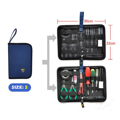 Hard Plate Professional Electricians Tool Bag Multifunction Electrician Tools Kit Organizers Αποθήκευση Αδιάβροχος καμβάς Oxford