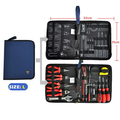 Hard Plate Professional Electricians Tool Bag Multifunction Electrician Tools Kit Organizers Αποθήκευση Αδιάβροχος καμβάς Oxford