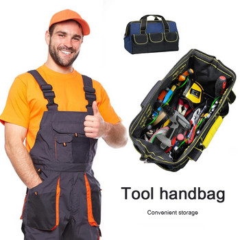 Ηλεκτρολόγος Tool Bag Organizers 1680D Oxford υφασμάτινη φορητή τσάντα χειρός πολλαπλών τσέπης Αδιάβροχες λειτουργικές τσάντες εργαλείων ανθεκτικές στη φθορά