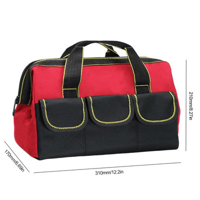 Ηλεκτρολόγος Tool Bag Organizers 1680D Oxford υφασμάτινη φορητή τσάντα χειρός πολλαπλών τσέπης Αδιάβροχες λειτουργικές τσάντες εργαλείων ανθεκτικές στη φθορά